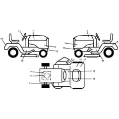 McCulloch M19542 - 96041023300 - 2011-05 - Decals Parts Diagram