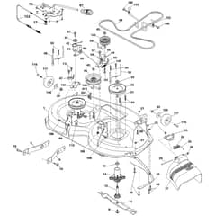 McCulloch M19542 - 96041023300 - 2011-05 - Mower Deck - Cutting Deck Parts Diagram