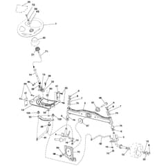 McCulloch M19542 - 96041023300 - 2011-05 - Steering Parts Diagram