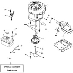 McCulloch M19542H - 96041023400 - 2011-05 - Engine Parts Diagram