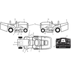 McCulloch M200107HRB - 96061022800 - 2009-04 - Decals Parts Diagram