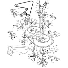 McCulloch M200107HRB - 96061022800 - 2009-04 - Mower Deck - Cutting Deck Parts Diagram