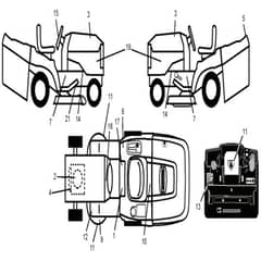 McCulloch M200107HRB - 96061022801 - 2010-03 - Decals Parts Diagram