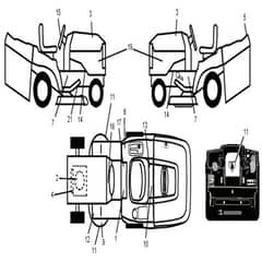 McCulloch M200107HRB - 96061022802 - 2010-07 - Decals Parts Diagram