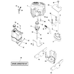 McCulloch M200117H - 96041006503 - 2010-11 - Engine Parts Diagram
