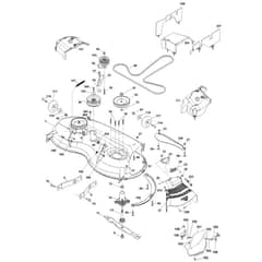 McCulloch M200117H - 96041006503 - 2010-11 - Mower Deck - Cutting Deck Parts Diagram