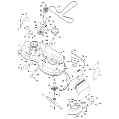 McCulloch M200117H - 96041022201 - 2011-05 - Mower Deck - Cutting Deck Parts Diagram