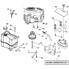 McCulloch M200-107TC - 96051010100 - 2013-06 - Engine Parts Diagram
