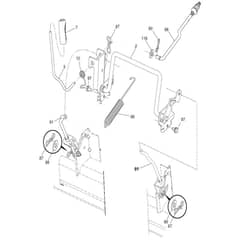 McCulloch M200-107TC - 96051015300 - 2016-07 - Mower Lift - Deck Lift Parts Diagram
