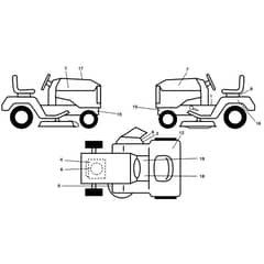 McCulloch M200-117T - 96041029801 - 2013-01 - Decals Parts Diagram