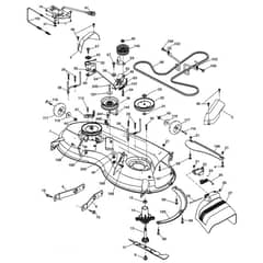 McCulloch M200-117T - 96041029801 - 2013-01 - Mower Deck - Cutting Deck Parts Diagram