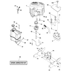 McCulloch M200-117T - 96041033900 - 2013-06 - Engine Parts Diagram