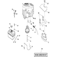 McCulloch M22042H - 96041023500 - 2011-05 - Engine Parts Diagram