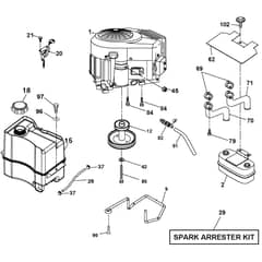 McCulloch M220-107C - 96051007002 - 2013-07 - Engine Parts Diagram