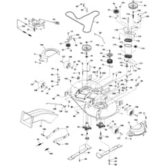 McCulloch M220-107C - 96051007002 - 2013-07 - Mower Deck - Cutting Deck Parts Diagram