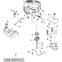 McCulloch M23-48T - 96042015000 - 2013-01 - Engine Parts Diagram