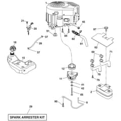 McCulloch M24-54T - 290840 - 2013-02 - Engine Parts Diagram