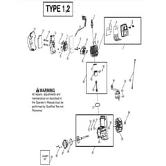 McCulloch M325 - 2010-04 - Engine Parts Diagram