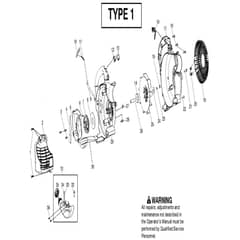 McCulloch M325 - 2010-04 - Housing (1) Parts Diagram