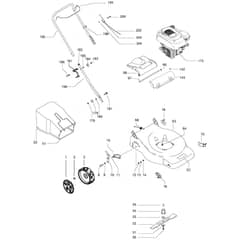 McCulloch M40-125 CLASSIC+ - 96764010101 - 2018-01 - Product Complete Parts Diagram