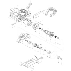 Makita M4101 - 125mm Cutter - Power Tool Diagram
