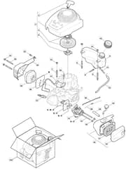 M411 HP - 2011 - 297411043/M11 - Mountfield Rotary Mower RV100 Engine Diagram