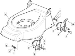 M430 HP - 2009 - 294434023/CAI - Mountfield Rotary Mower Deck Diagram