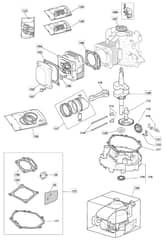 M43 PD - 2007 - 292502143/MO7 - Mountfield Rotary Mower SV200 Cylinder Diagram