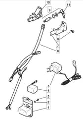M44 PD - 2008-2010 - 292502043/UM8 - Mountfield Rotary Mower Electric Start Diagram