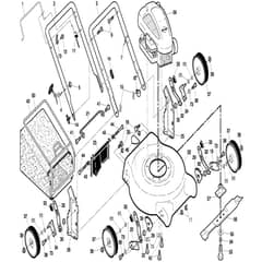 McCulloch M4553 CM - 96131001501 - 2008-09 - Product Complete Parts Diagram