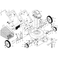 McCulloch M4553 CMHW - 96131001400 - 2008-08 - Product Complete Parts Diagram