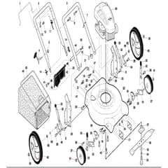 McCulloch M4553 CMHW - 96131001401 - 2006-05 - Product Complete Parts Diagram