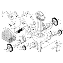 McCulloch M4553 CMHW - 96131001404 - 2007-09 - Product Complete Parts Diagram