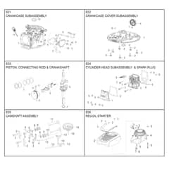 McCulloch M46-120 M CLASSIC - 2018-04 - Engine Rato Rvm120 (A) Parts Diagram