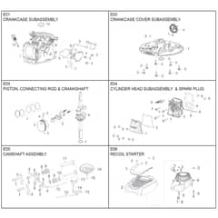 McCulloch M46-120 R CLASSIC - 2018-01 - Engine Rato Rvm120 (A) Parts Diagram