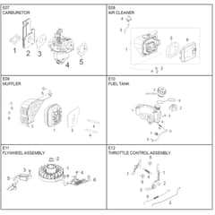 McCulloch M46-120 RE Classic - 2019-03 - Engine Rato Rvm120 (B) Parts Diagram