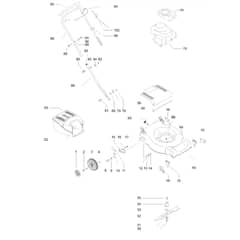 McCulloch M46-500 C - 962000110 - 2008-05 - Product Complete Parts Diagram