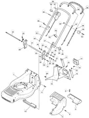 M480 R ES - 2008 - 292505523/UM8 - Mountfield Rotary Mower Main Assembly Diagram