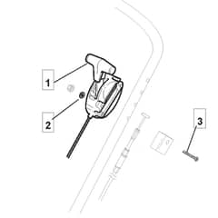 M480 R ES - 2008 - 292505523/UM8 - Mountfield Rotary Mower Throttle Diagram