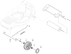 M484 R ES - 2010 - 292505543/UM9 - Mountfield Rotary Mower Wheels Diagram