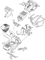 M4 SP COMBI - 2002 - 12-5603-79 - Mountfield Rotary Mower Main Assembly Diagram