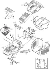 M4 SP TRI-CUT - 2004 - 12-5686-81 - Mountfield Rotary Mower Main Assembly Diagram