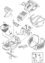 M4 SPE TRI-CUT - 2004 - 12-5698-81 - Mountfield Rotary Mower Main Assembly Diagram