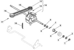 M5010 PD - 2008 - 292502043/M08 - Mountfield Rotary Mower Transmission Diagram