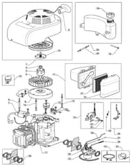 M5010 R PD - 2009 - 292505043/M09 - Mountfield Rotary Mower WBE0701 Engine Diagram