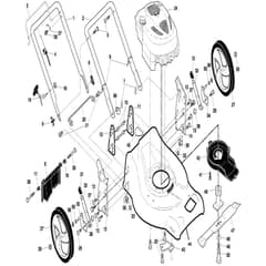 McCulloch M5053 CMD - 96141015700 - 2007-01 - Frame Parts Diagram
