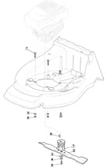 M512 PD 3S BW - 2010 - 292157038/MFR - Mountfield Rotary Mower Blade Diagram
