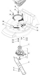M512 PD BW BBC - 2010 - 292157338/M10 - Mountfield Rotary Mower Blade Diagram