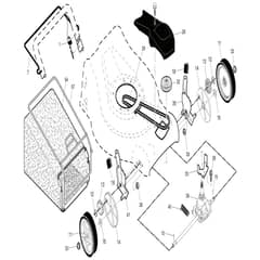 McCulloch M51-140F 96121003000 - 2016-02 - Drive Parts Diagram