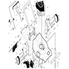 McCulloch M51-140F 96121003000 - 2016-02 - Frame Parts Diagram